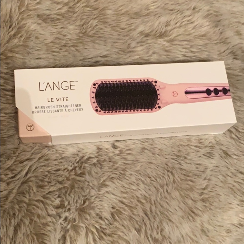 Hairbrush straightener